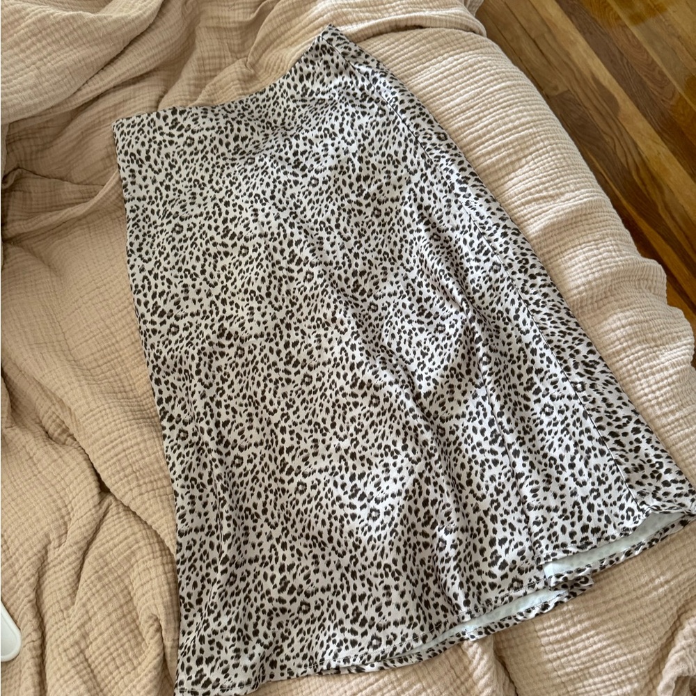 Leopard Print Women's Skirt